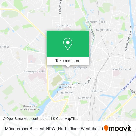 Münsteraner Bierfest map