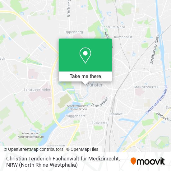 Christian Tenderich Fachanwalt für Medizinrecht map