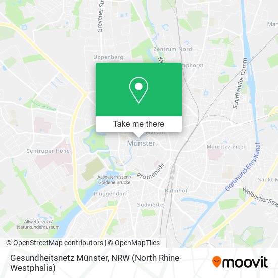 Gesundheitsnetz Münster map