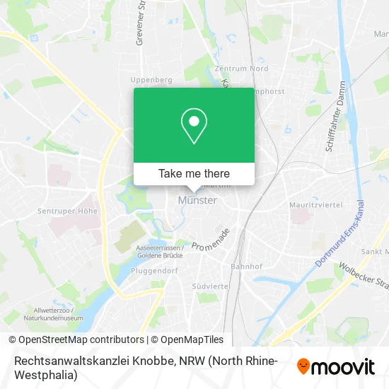 Карта Rechtsanwaltskanzlei Knobbe