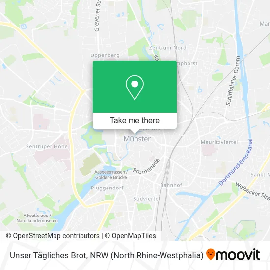 Unser Tägliches Brot map