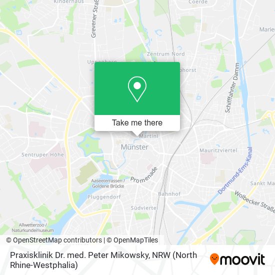 Praxisklinik Dr. med. Peter Mikowsky map