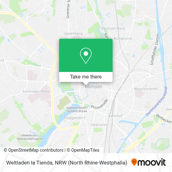 Weltladen la Tienda map