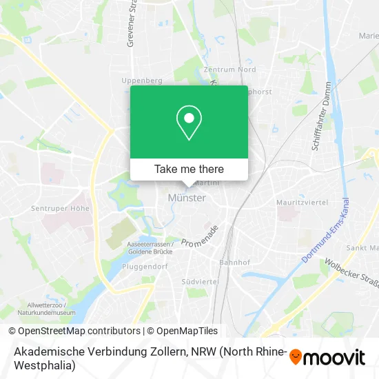 Карта Akademische Verbindung Zollern