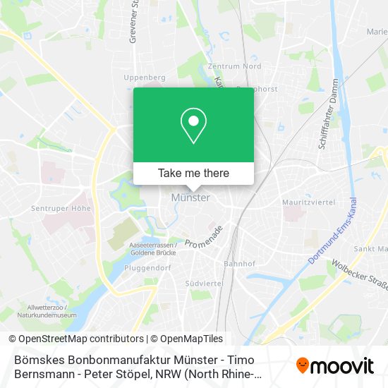 Bömskes Bonbonmanufaktur Münster - Timo Bernsmann - Peter Stöpel map