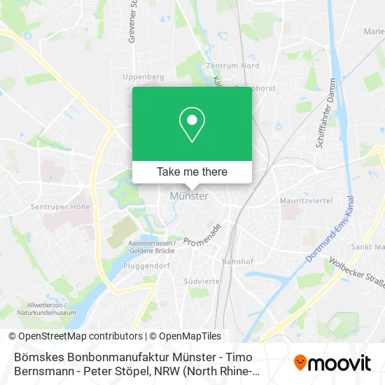 Карта Bömskes Bonbonmanufaktur Münster - Timo Bernsmann - Peter Stöpel