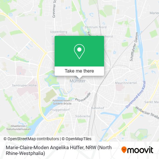 Marie-Claire-Moden Angelika Hüffer map