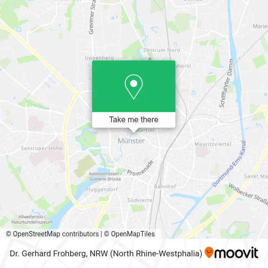 Dr. Gerhard Frohberg map