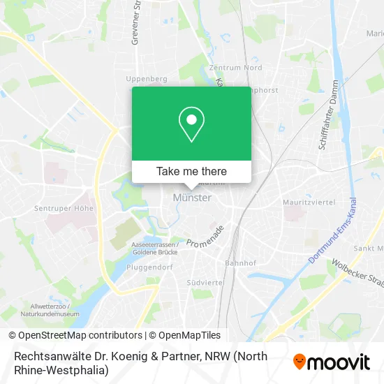 Карта Rechtsanwälte Dr. Koenig & Partner