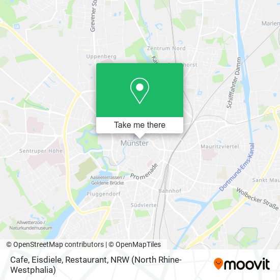 Cafe, Eisdiele, Restaurant map