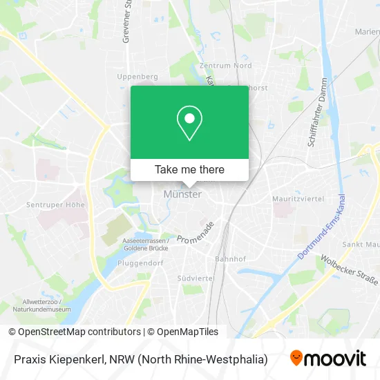 Praxis Kiepenkerl map