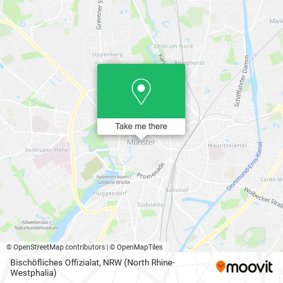 Карта Bischöfliches Offizialat