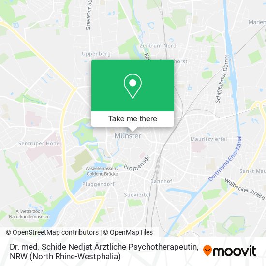 Dr. med. Schide Nedjat Ärztliche Psychotherapeutin map