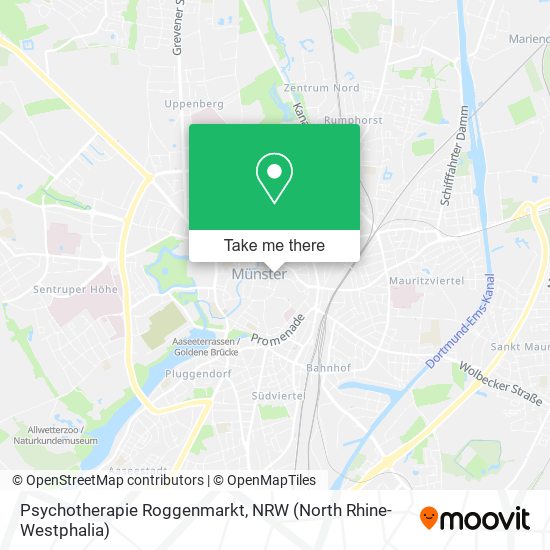 Psychotherapie Roggenmarkt map
