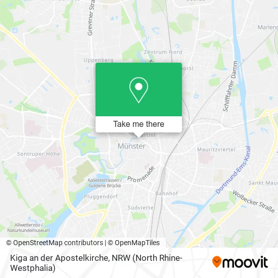 Карта Kiga an der Apostelkirche