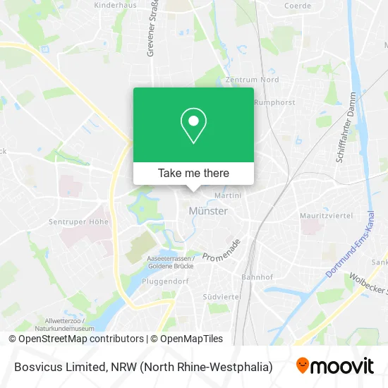 Bosvicus Limited map