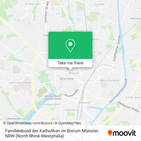 Familienbund der Katholiken im Bistum Münster map