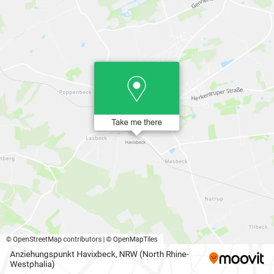 Карта Anziehungspunkt Havixbeck
