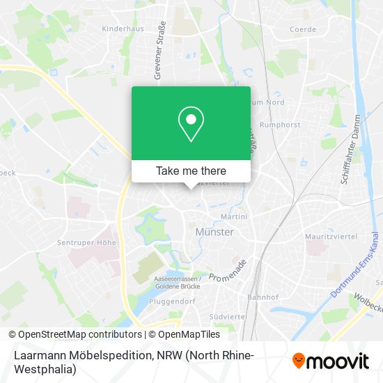 Laarmann Möbelspedition map