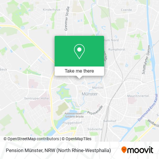 Pension Münster map