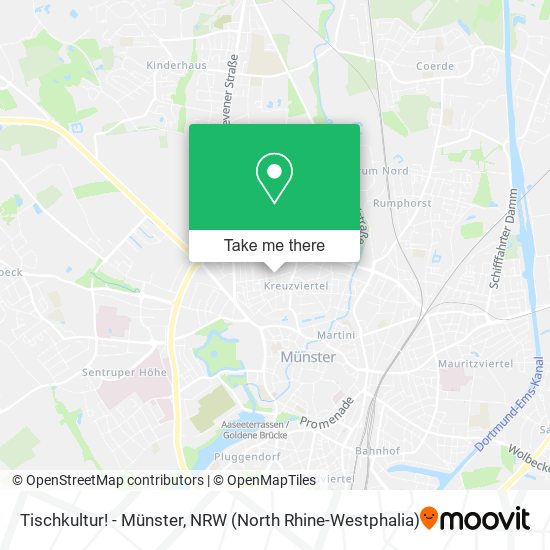 Tischkultur! - Münster map