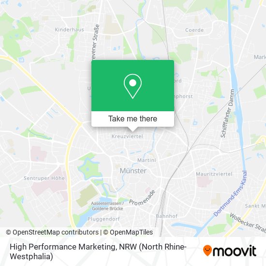 High Performance Marketing map