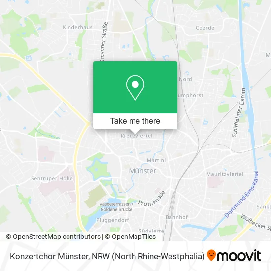 Карта Konzertchor Münster