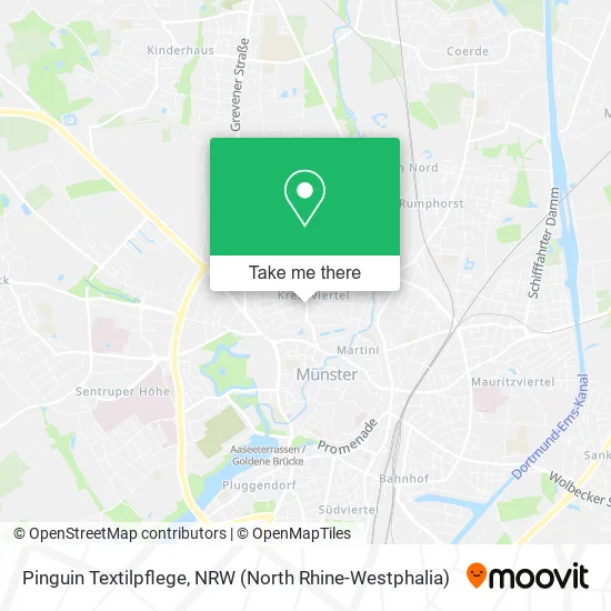 Карта Pinguin Textilpflege