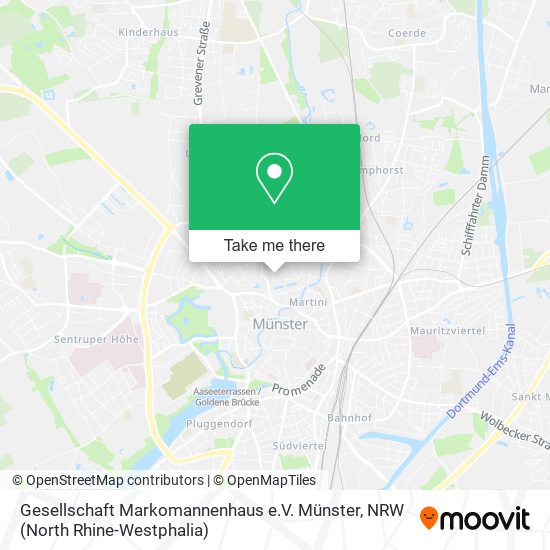 Gesellschaft Markomannenhaus e.V. Münster map