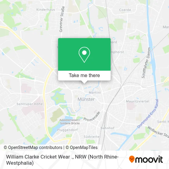 William Clarke Cricket Wear . map