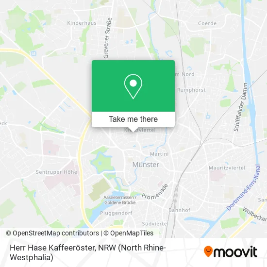 Карта Herr Hase Kaffeeröster