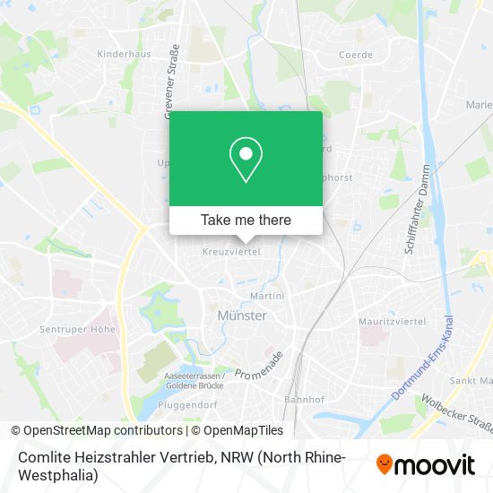 Comlite Heizstrahler Vertrieb map