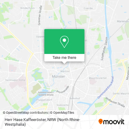 Карта Herr Hase Kaffeeröster