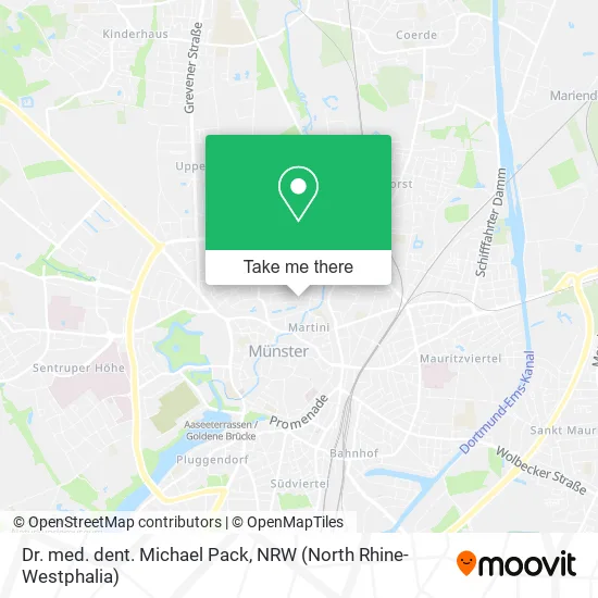 Dr. med. dent. Michael Pack map