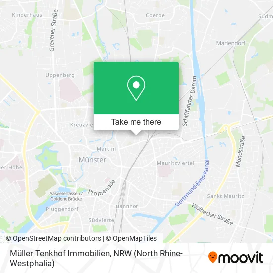 Карта Müller Tenkhof Immobilien