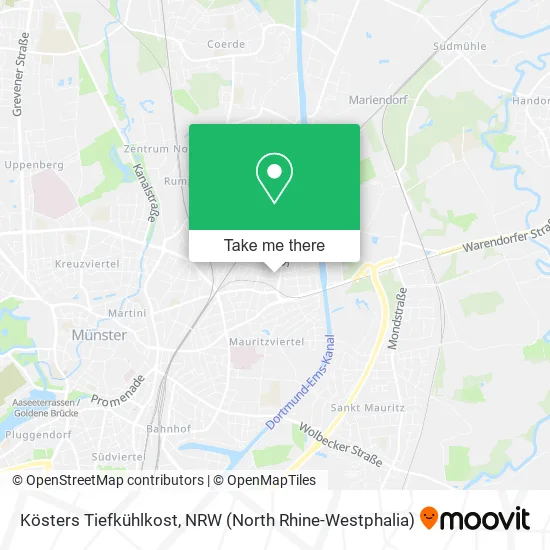 Карта Kösters Tiefkühlkost
