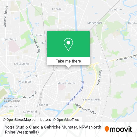 Yoga-Studio Claudia Gehricke Münster map