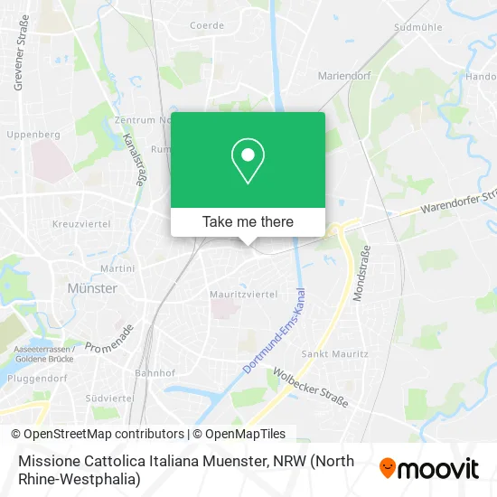 Карта Missione Cattolica Italiana Muenster