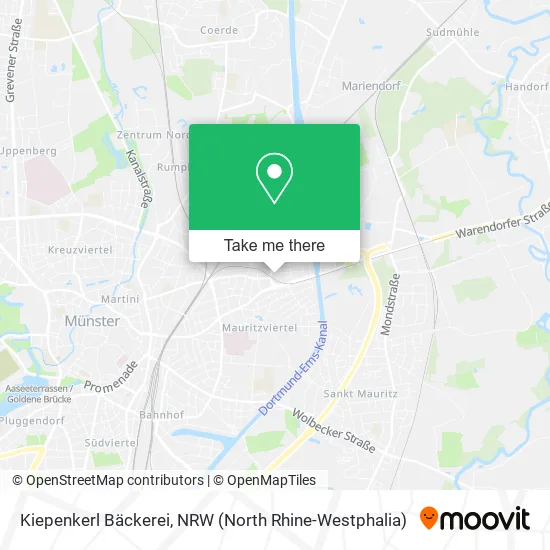 Карта Kiepenkerl Bäckerei