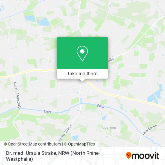 Dr. med. Ursula Strake map