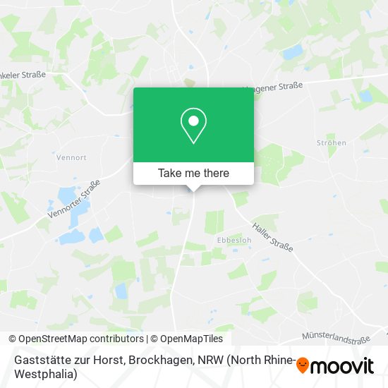 Gaststätte zur Horst, Brockhagen map