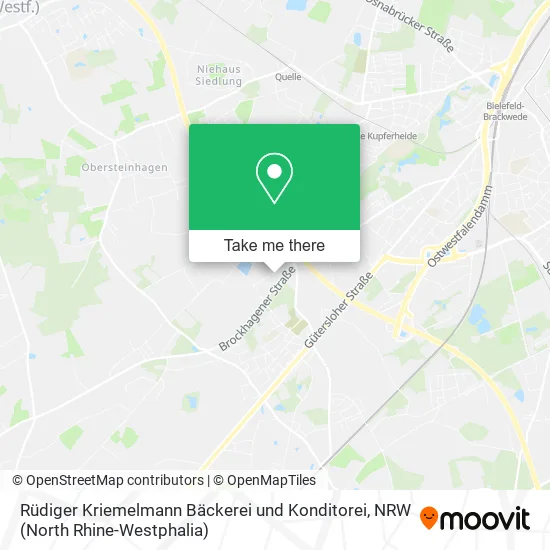 Карта Rüdiger Kriemelmann Bäckerei und Konditorei
