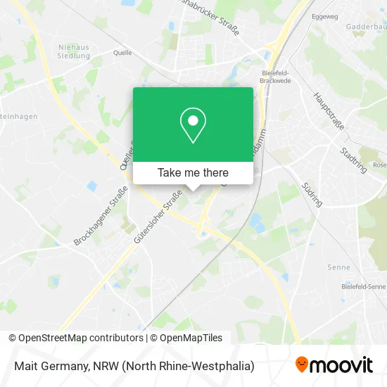 Карта Mait Germany