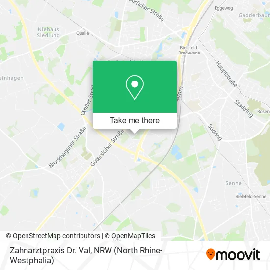 Zahnarztpraxis Dr. Val map