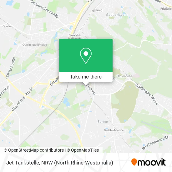 Карта Jet Tankstelle