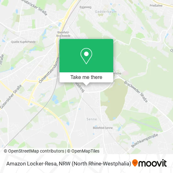 Карта Amazon Locker-Resa