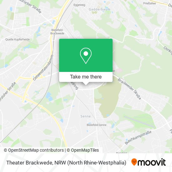 Theater Brackwede map