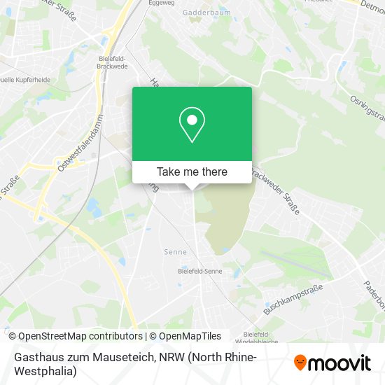 Gasthaus zum Mauseteich map