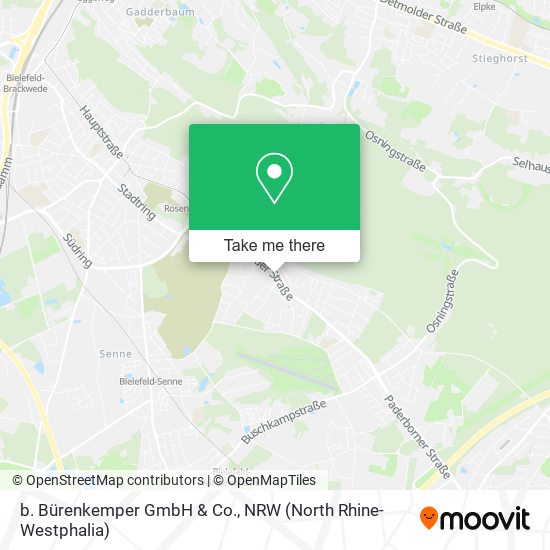 b. Bürenkemper GmbH & Co. map