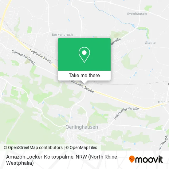 Карта Amazon Locker-Kokospalme